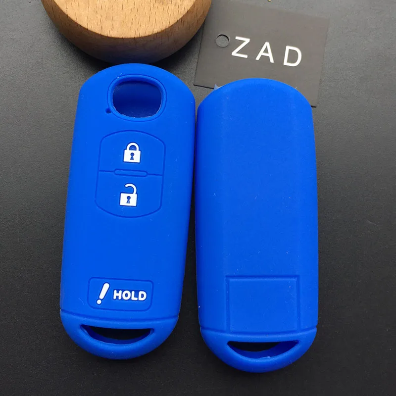 Силиконовый резиновый чехол ZAD для автомобильного ключа защитный Mazda M2 M3 M5 M6 GT 2015