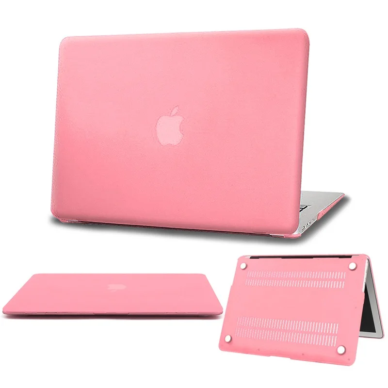Pink KK& LL Матовый Жесткий Чехол для ноутбука Apple MacBook Air Pro retina 11 12 13 15 и Air 13/Pro 13 15 дюймов с сенсорной панелью - Цвет: Pink