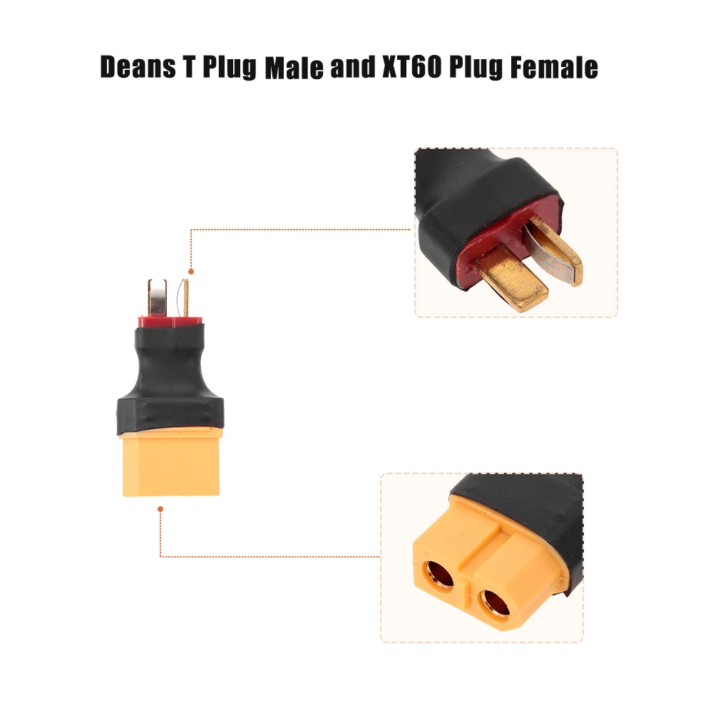 5 pcsDeans T Plug Female/Male и XT60 штекер гнездовой/мужской разъем адаптер конвертер для RC