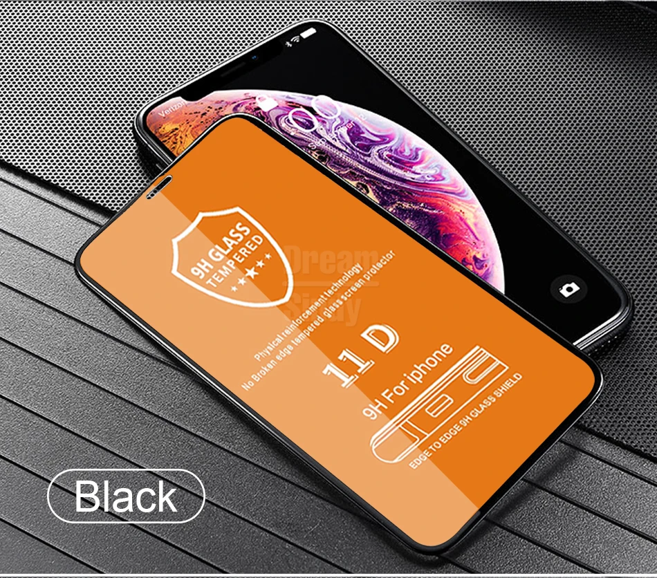 11D изогнутое защитное стекло на весь экран для iphone X XR XS Max Закаленное стекло пленка для iphone XS Max X XR защитное стекло