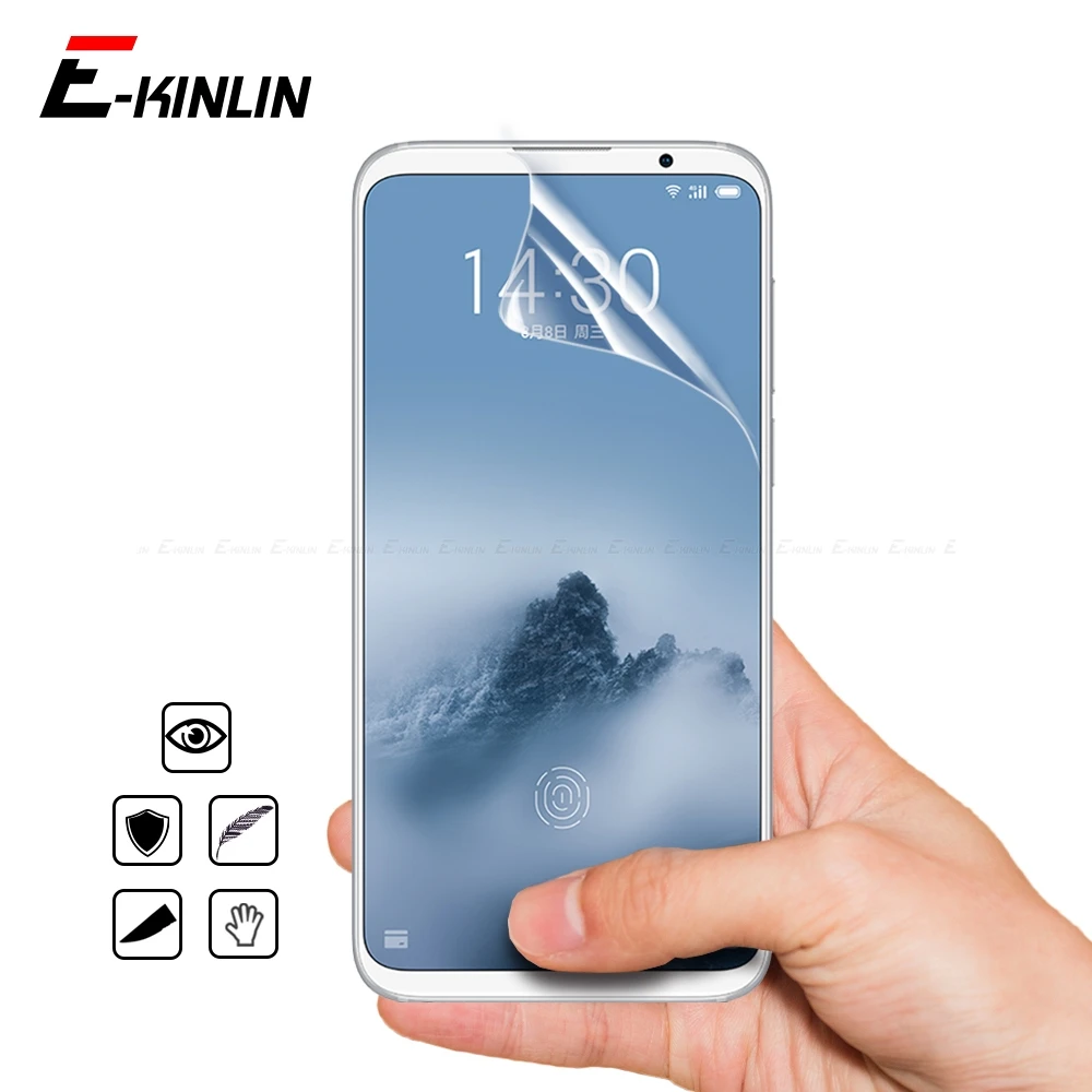 2 шт HD мягкая нано Взрывозащищенная защитная пленка для экрана Meizu 15 Lite 16s Pro 16th Plus M6
