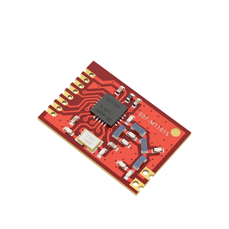CC1101 433 MHz беспроводной приемопередатчик ebyte rf модуль E07-M1101S 10mW SPI радиочастотный передатчик и приемник 433 MHz отверстие для штампа CC1101