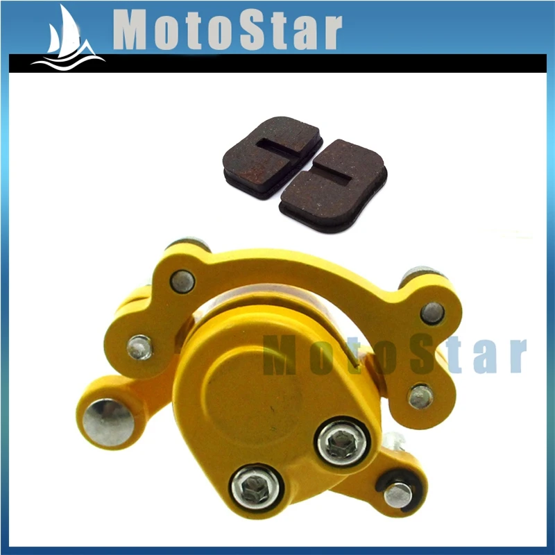 Желтые дисковые тормозные суппорты для Motovox MBX10 MBX11 MBX12 MM B80 Mini Bike|brake disc caliper|mini brake