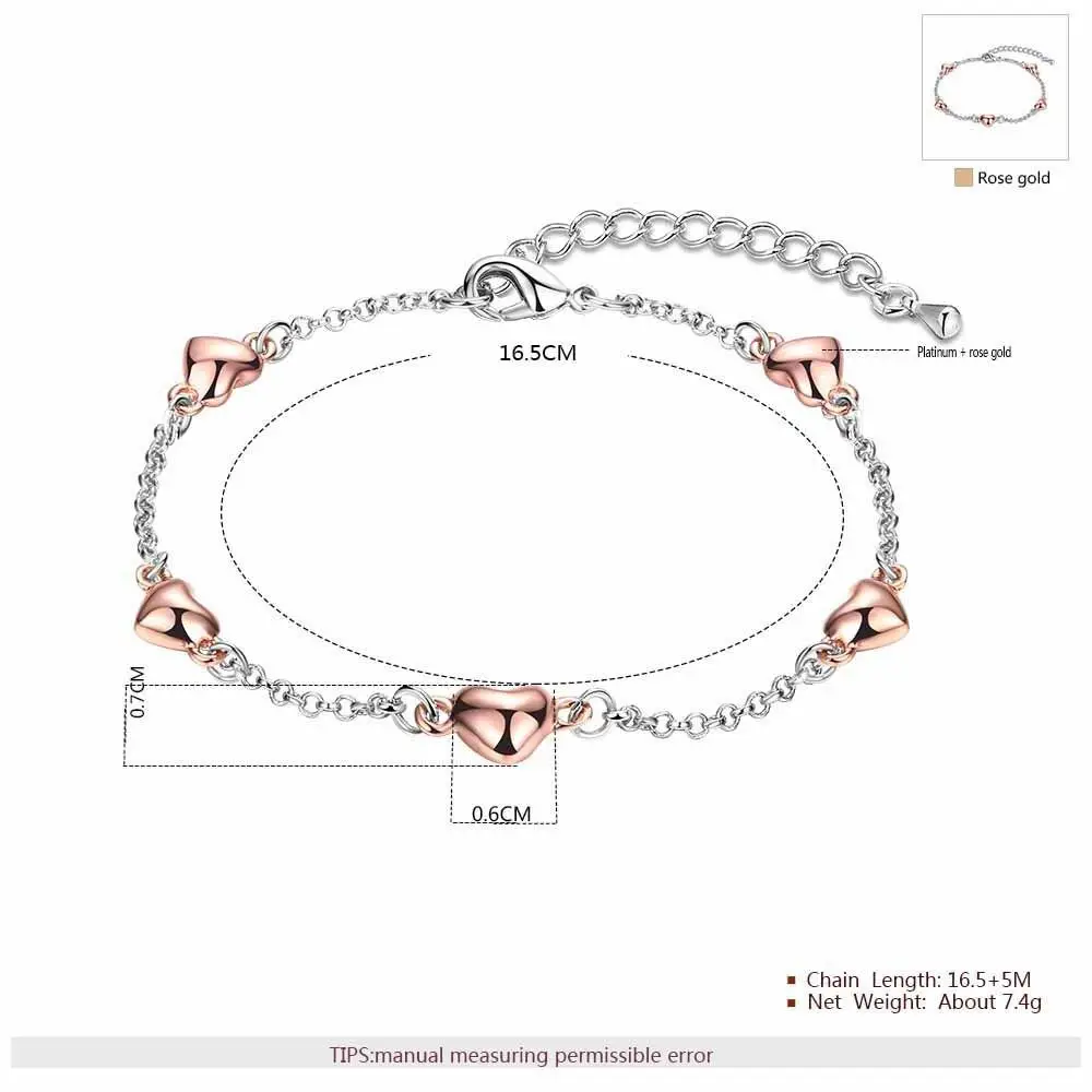 2018 Новинка Сердце европейские и американские модные аксессуары браслет леди