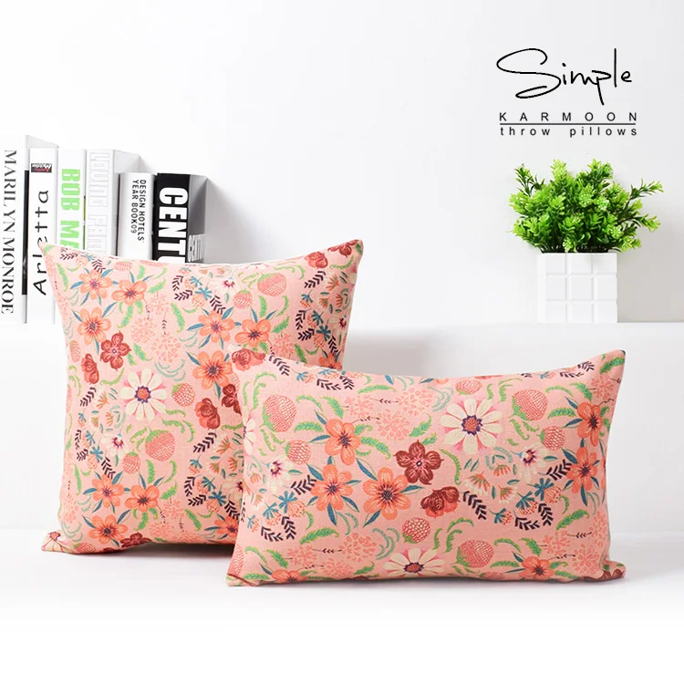 Цветок Цветочная Подушка Чехол постельное белье разноцветное красивое пледы