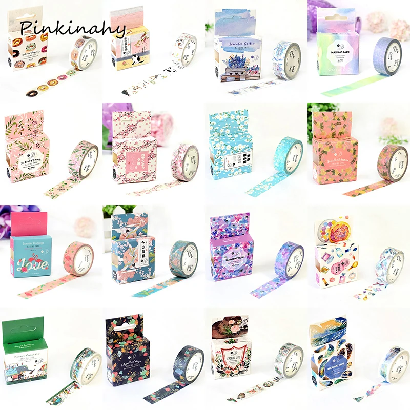 15 мм X 7 м милые Lotkawaii цветок еда Животные декоративные васи ленты DIY Скрапбукинг