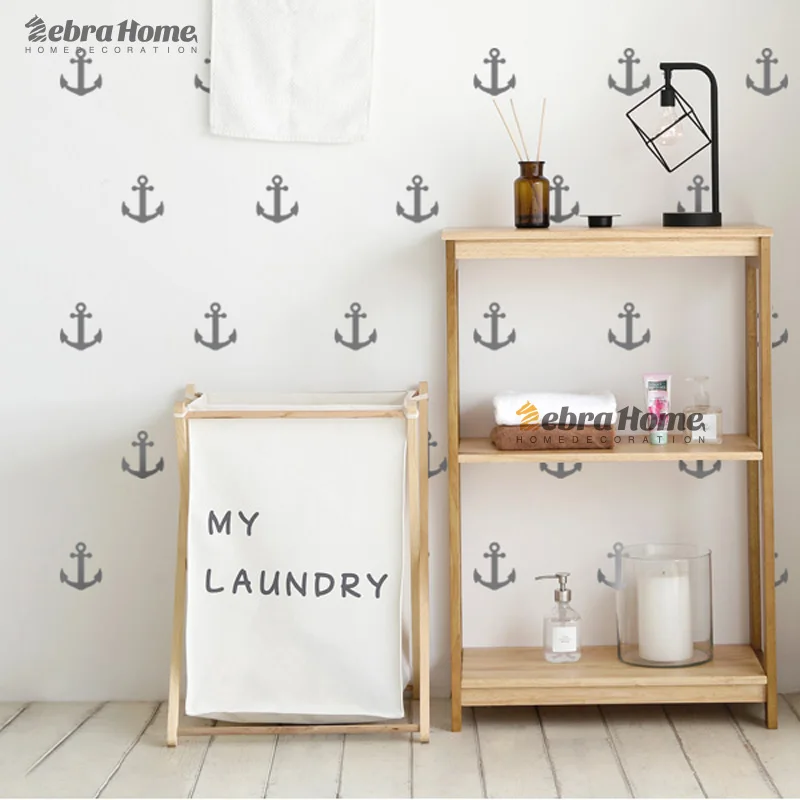 Маленький якорь стены Стикеры &quotсделай сам&quot для малышей домашний декор