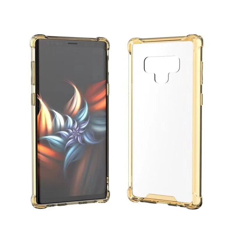 Прозрачный чехол S10 для Samsung Plus S10e Note 10 9 ТПУ бампер рамка + Жесткий ПК акриловая