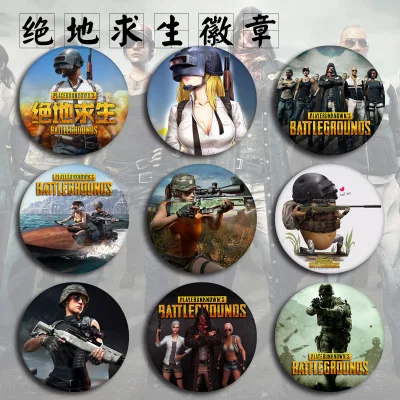 24 типа PUBG Playerunknown's Battlegrounds фигурка модель брошь заколки круглый значок жести