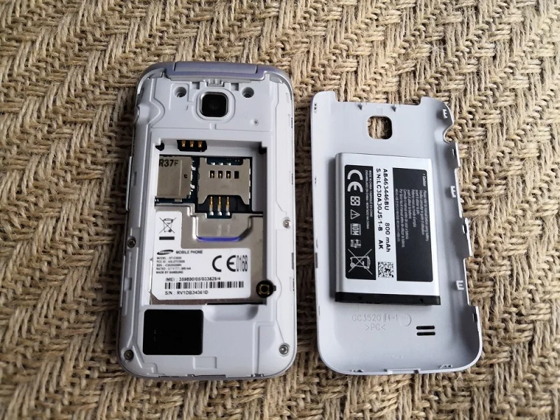 samsung C3520 разблокированный 2,4 дюймов английская клавиатура только 3g WCDMA 1.3MP Флип Мобильный телефон Восстановленный мобильный телефон