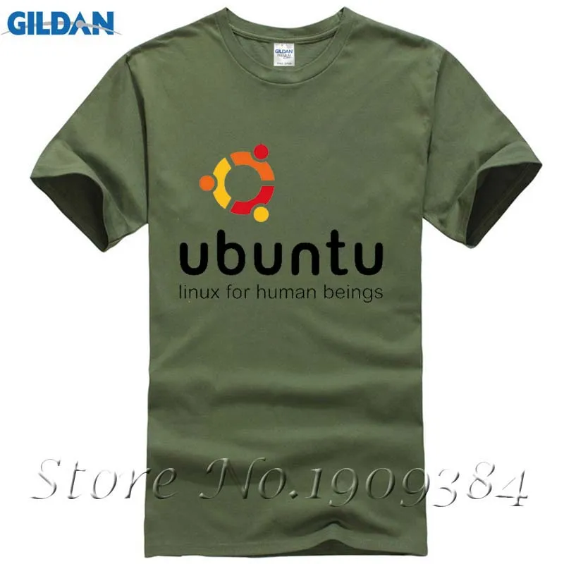LINUX ubuntu (2) Футболка Топ хлопок мужская футболка Высокое качество Мужская короткий