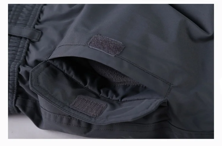 Водонепроницаемые плотные серые лыжные штаны для девочек детские комбинезоны