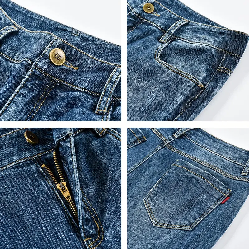 

Shangege women wide leg jeans lady full length loose hole denim for spring autumn jeans free shipping