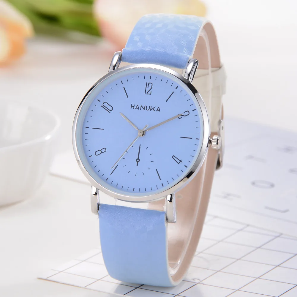 Спортивные кварцевые часы для женщин и девочек простой Серебристый браслет на