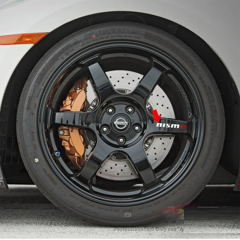 Наклейка на дверную ручку автомобиля nismo 4 шт./Лот хороший оригинальный материал
