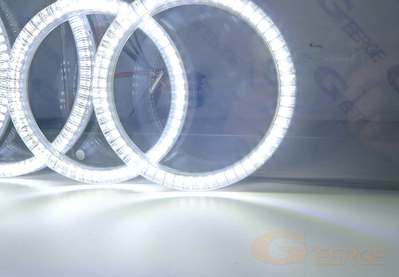 Для Volvo S60 V60 2011 2012 2013 ксенон отличное Ультра яркое освещение smd led Ангельские глазки комплект DRL