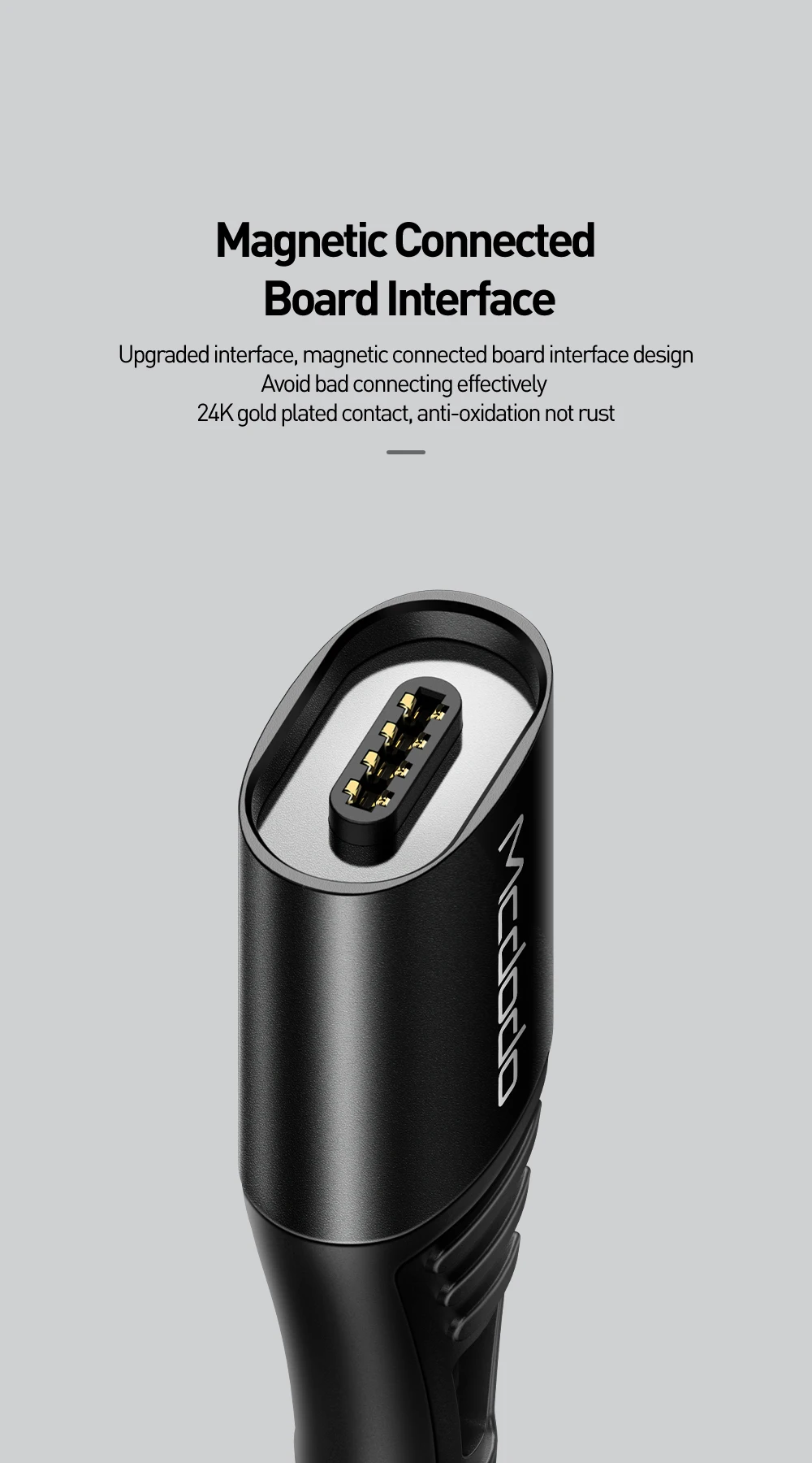 Mcdodo Micro USB Магнитный кабель 3A Быстрая зарядка зарядное устройство провод для Samsung S7 Xiaomi Redmi Note 5 Pro планшет Android, телефон Micro