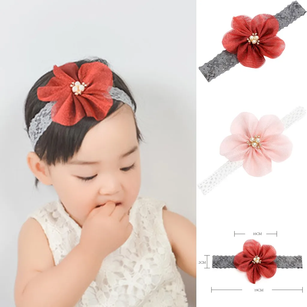 Fashion baby hair accessories Cute Beauty Kids Sweet Girl turban Headband Toddler Flower Hair Band cute kuromi diadema nina | Детская