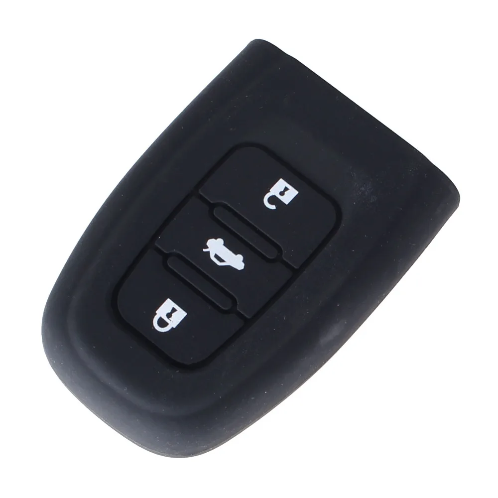 Силиконовый чехол Dandkey с 3 кнопками для смарт-ключа Audi B6 B7 B8 A4 A5 A6 A7 A8 Q5 Q7 R8 TT S5 S6 S7 S8 SQ5