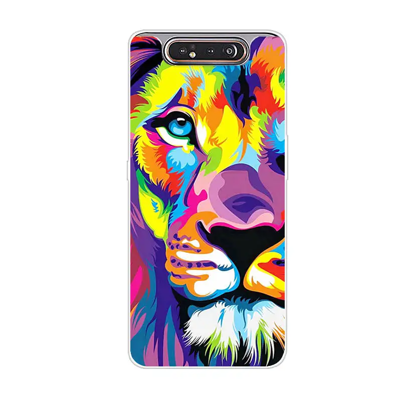 Чехол для Samsung Galaxy A80 силиконовый мягкий чехол из ТПУ телефона A805 SM A10 A20 A30 A40 A50 A70