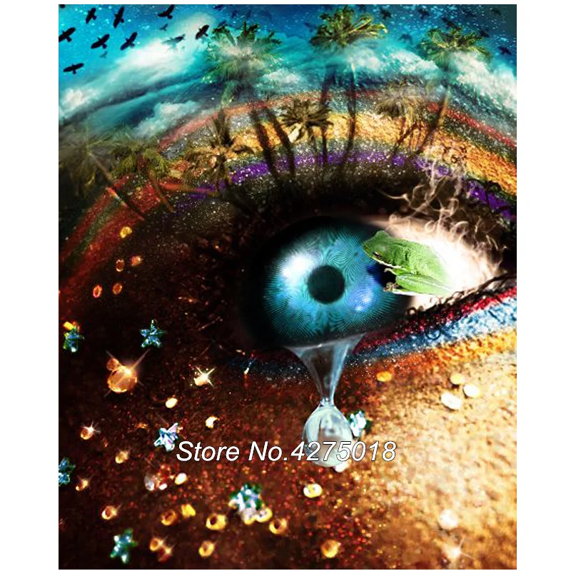 Алмазная вышивка сделай сам с квадратными стразами Набор для вышивки крестиком