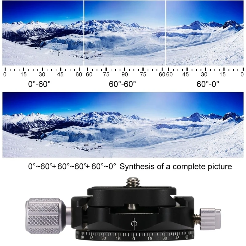 Puluz Quick Release Plate Адаптер штатива 1/4 ''винт Универсальный Алюминий сплав Quick Release Plate для панорамная головка