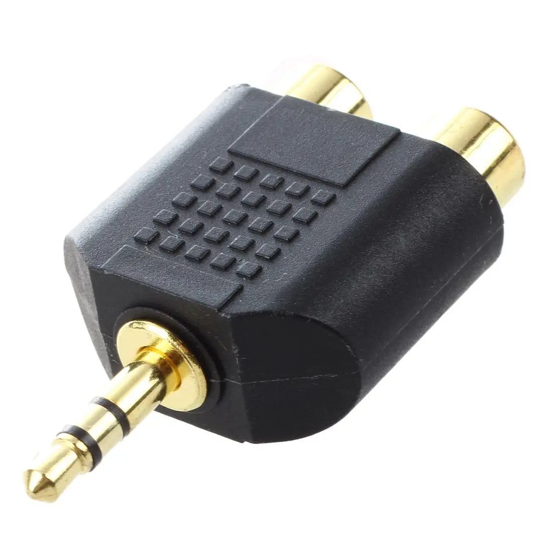 2x RCA Женский до 1x3 5 мм штекер аудиосигнала адаптер|phono|phono rcaphono jack |