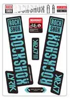 ROCK SHOX LYRIK MTB вилка наклейка для горного велосипеда передняя вилка наклейка - Цвет: lake blue