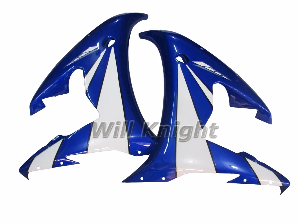 Впрыска Кузов Обтекателя Комплект для Yahama YZF R6 YZF600 2003 2004 Глянцевый Голубой