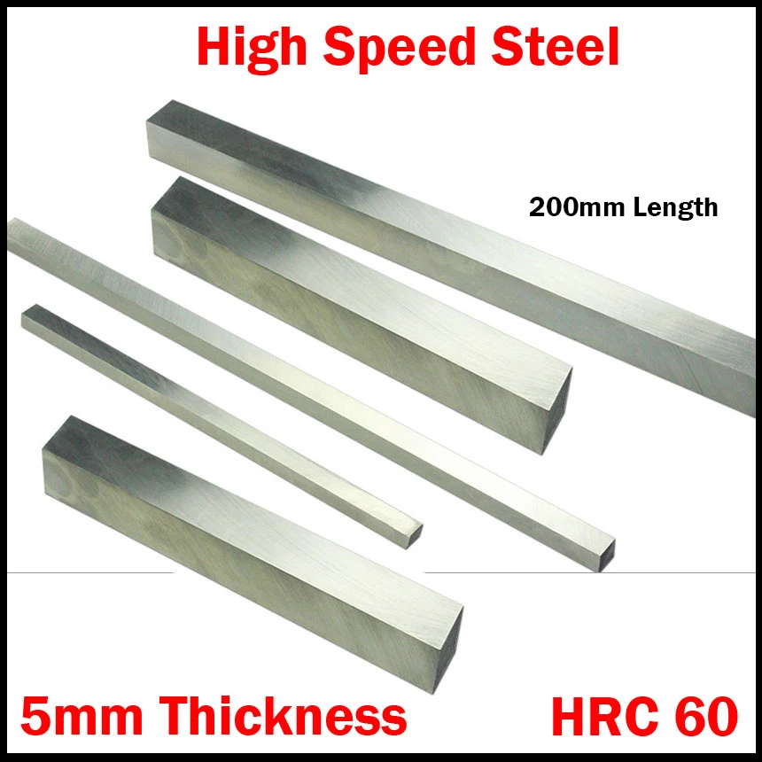 200*60*5 200x60x5 5 мм Толщина HRC60 HSS прямоугольник Металлообработка скучно бар Fly Cutter