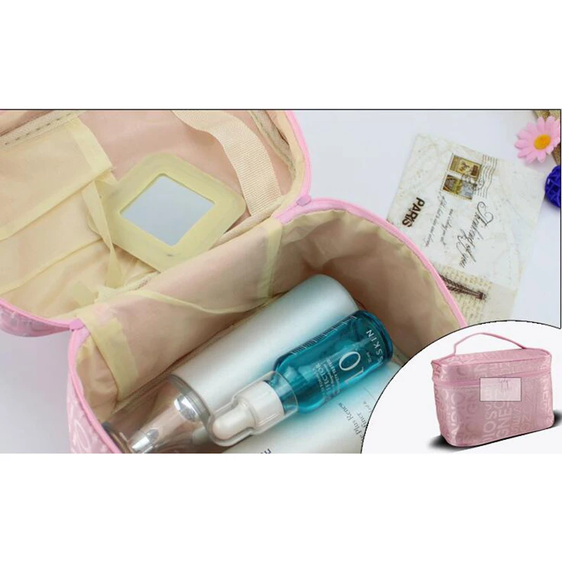 Портативная Женская и мужская косметичка для макияжа органайзер туалетных