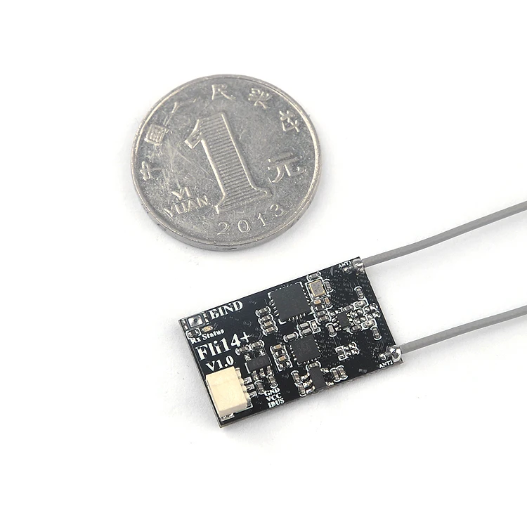 Микроприемник Flysky 2 4G Fli14 / + 14CH выход OSD RSSI с усилителем мощности PA для