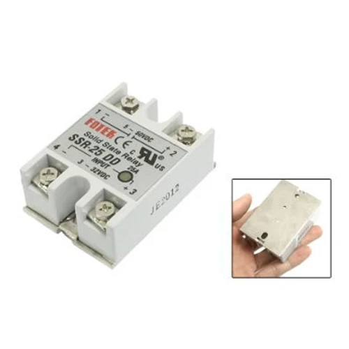 LIXF Горячая SSR 25DD однофазный твердотельный модуль реле 25A DC 5 60V|relay 25a|solid state modulesolid |