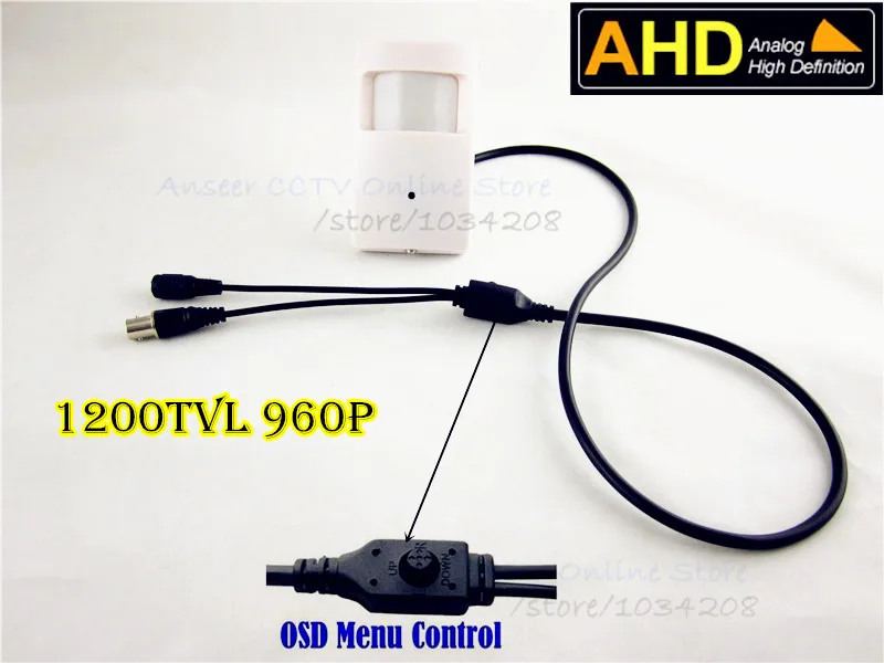 Пир стиль HD 1200Tvl 960P Пинхол Мини AHD камера 3 7 мм объектив 1 мегапиксельная ПИР CCTV