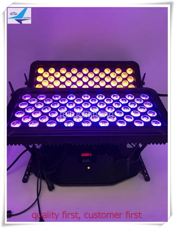 1 шт. + Flycase супер яркость Led City Color 120x18 Вт Rgbwa Uv 6in1 Dmx настенная шайба наружное Ip65