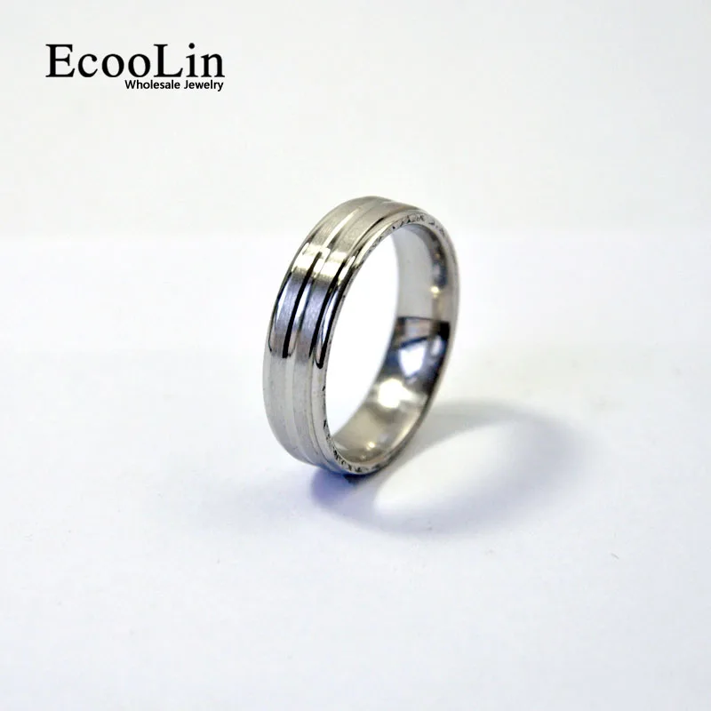 100 шт. кольца из нержавеющей стали в матовую полоску|stainless steel ring|brand rings for womenfashion