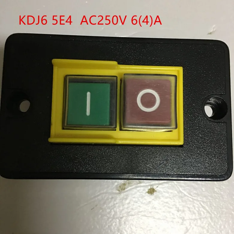 5 шт. KJD6A кнопка выключения питания KJD6 5E4 AC250V 6 (4) магнитный выключатель с