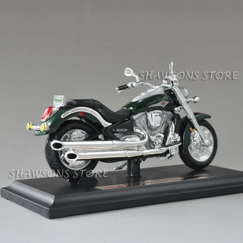 Литая модель мотоцикла игрушки Maisto 1:18 Kawasaki Vulcan 2000 Cruiser Bike миниатюрная Реплика| |