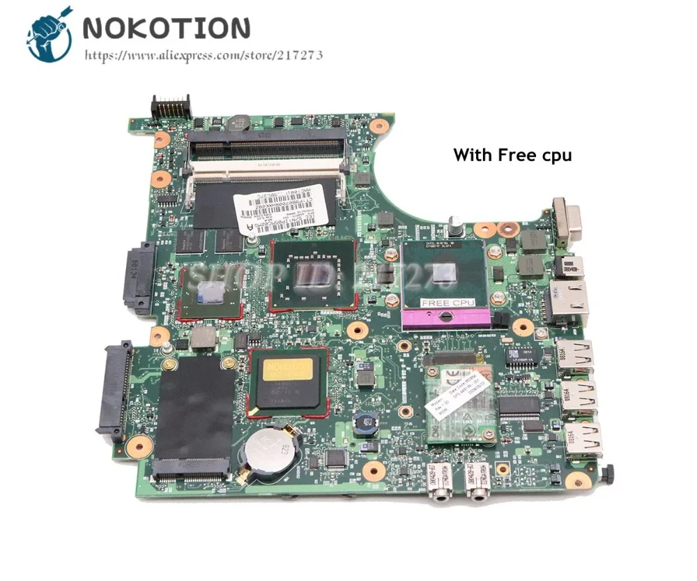 

NOKOTION For HP Compaq 6520s 6820s Series Laptop Motherboard 456613-001 456610-001456613-001 Mainboard PM965 Free cpu
