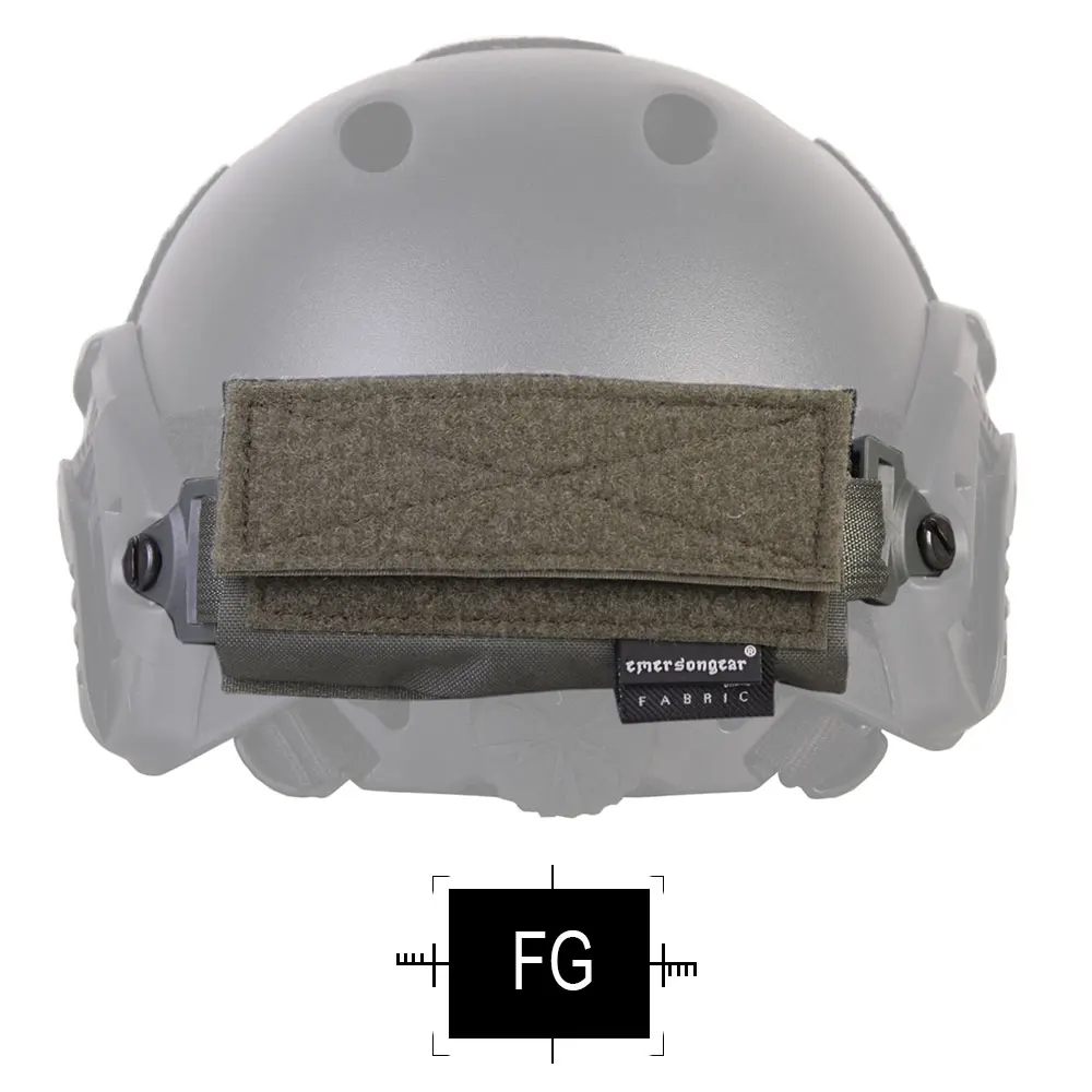 FG Emersongear Ops-Core style Быстрый задний противовес Быстрый аксессуар для шлемов чехол - Цвет: FG