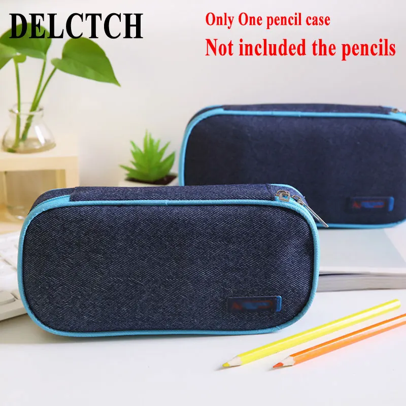 Многофункциональный Холщовый пенал DELVTCH чехол для ручек вместительные сумки