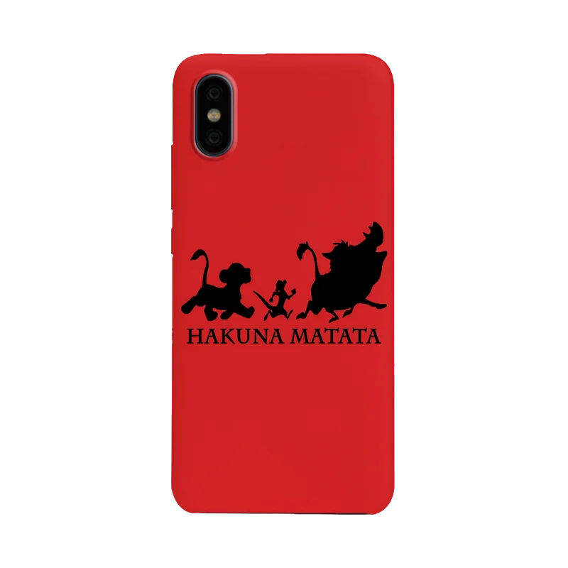 Hakuna Matata Король Лев Тимон Мягкий силиконовый чехол для телефона чехол для iPhone 5 5S SE 6 6s 7 8 plus X Xs XR max pumbaa simba - Цвет: R-1343