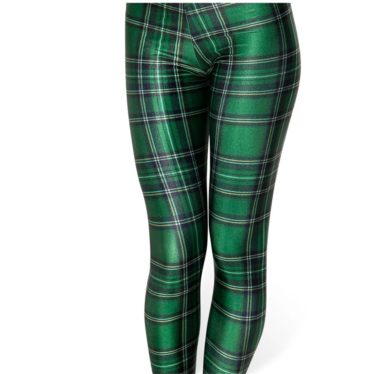 Женские облегающие джинсы Стрейчевые брюки карандаш в полоску с принтом