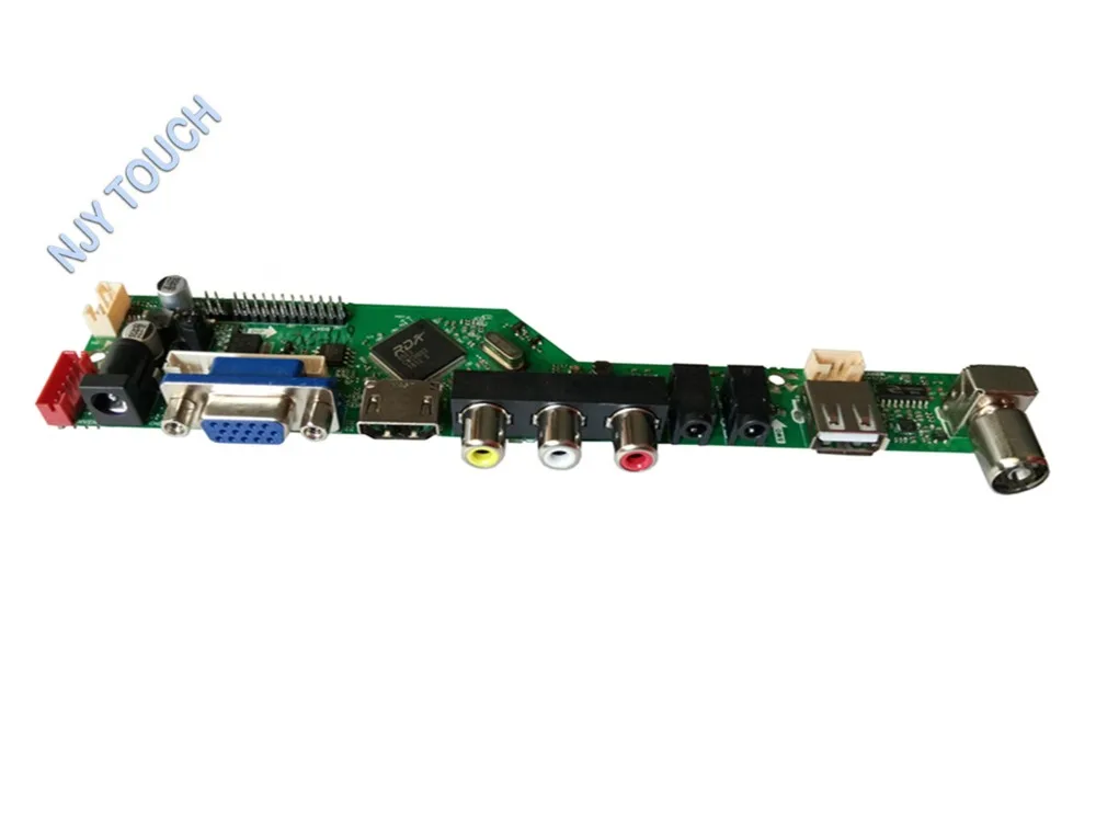 Мощный HDMI USB AV VGA ATV LVDS набор для платы ЖК контроллер B173RW01 V0 1600x900 Panel|Запасные части|