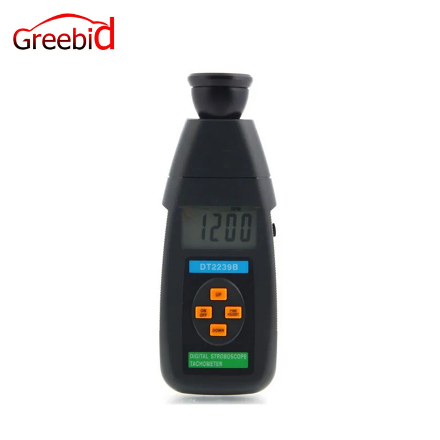 Высокая точность DT2239B Бесконтактный цифровой ЖК дисплей Flashed стробоскоп 19999