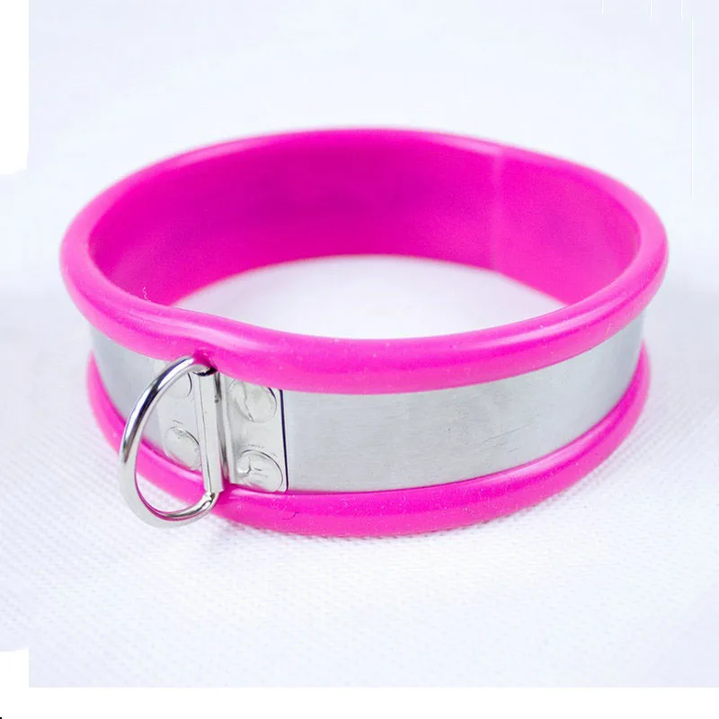 Ошейник из нержавеющей стали металлическая цепочка интимные ошейники для