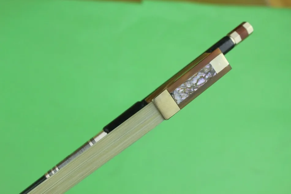 Новый про grillwork углеродного волокна скрипки Лук 4/4 Размер Ox Рог лягушка|Детали и