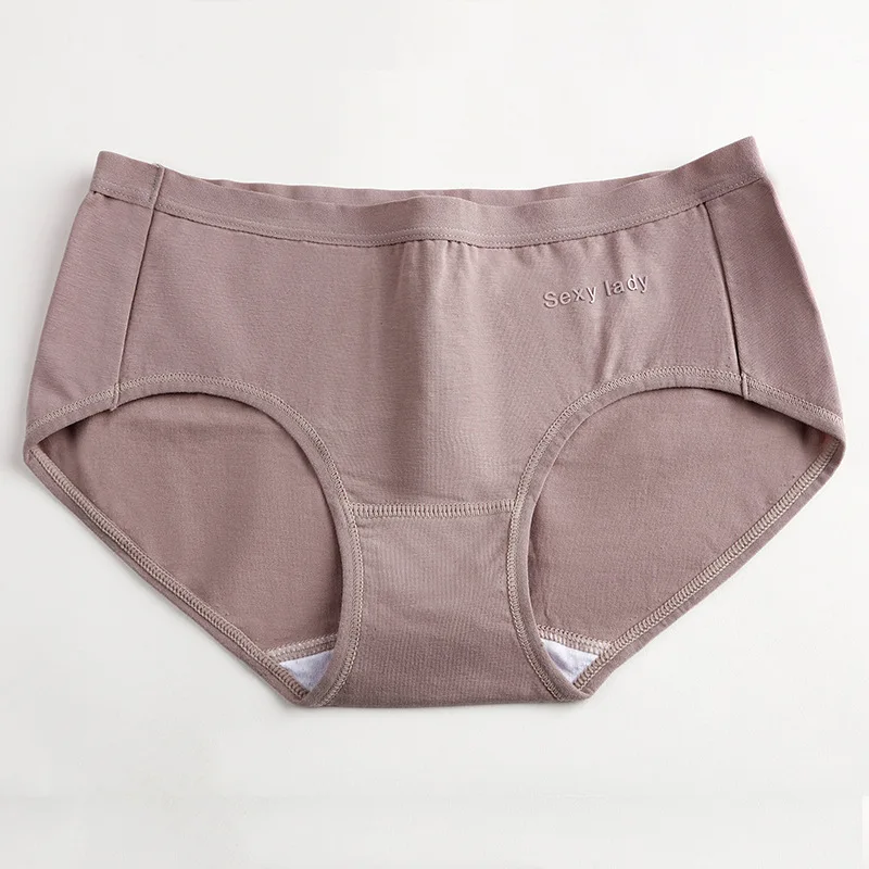 Fashion Flower Embroidered Cotton Panties Women Underwear Sexy Lingerie Thongs Underpants Ladies Pink Seamless Briefs 2pcs |