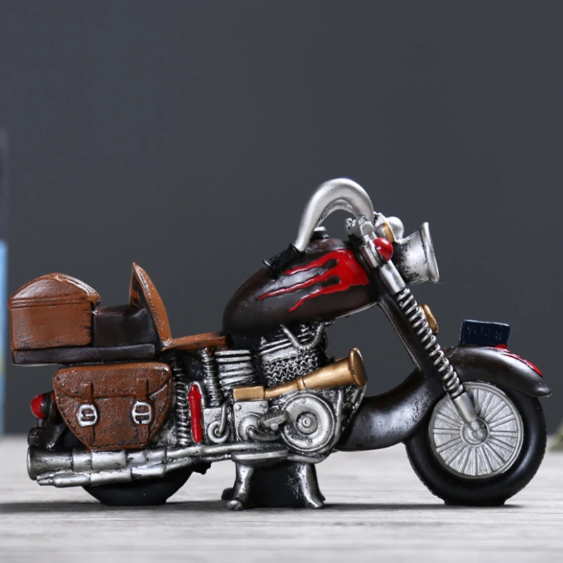 VILEAD 26 см Ретро фигурки из смолы мотора винтажные сувениры для мотоцикла