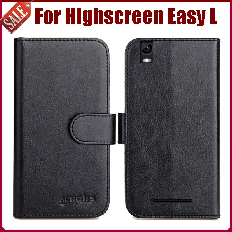 

Высококачественный кожаный защитный чехол для Highscreen Easy L